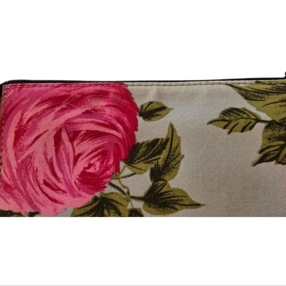 Kate Spade Blue Pink Cabbage Rose Mini Handbag - Picture 11 of 11